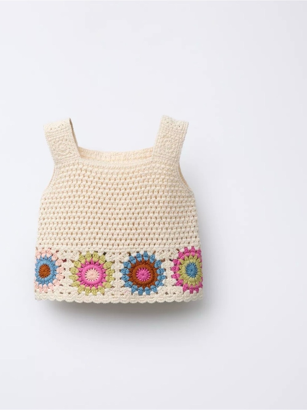 Crochet Tank and Pants Set Zara size 6 - Picture 2 of 8